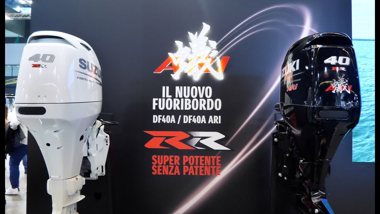 Nuovo Suzuki 40RR! La versione TOP del 40cv più venduto! Super potente senza patente!