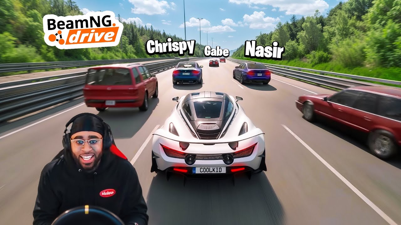 REALISTIC cruising in BeamNG.Drive GONE WRONG lmaooo