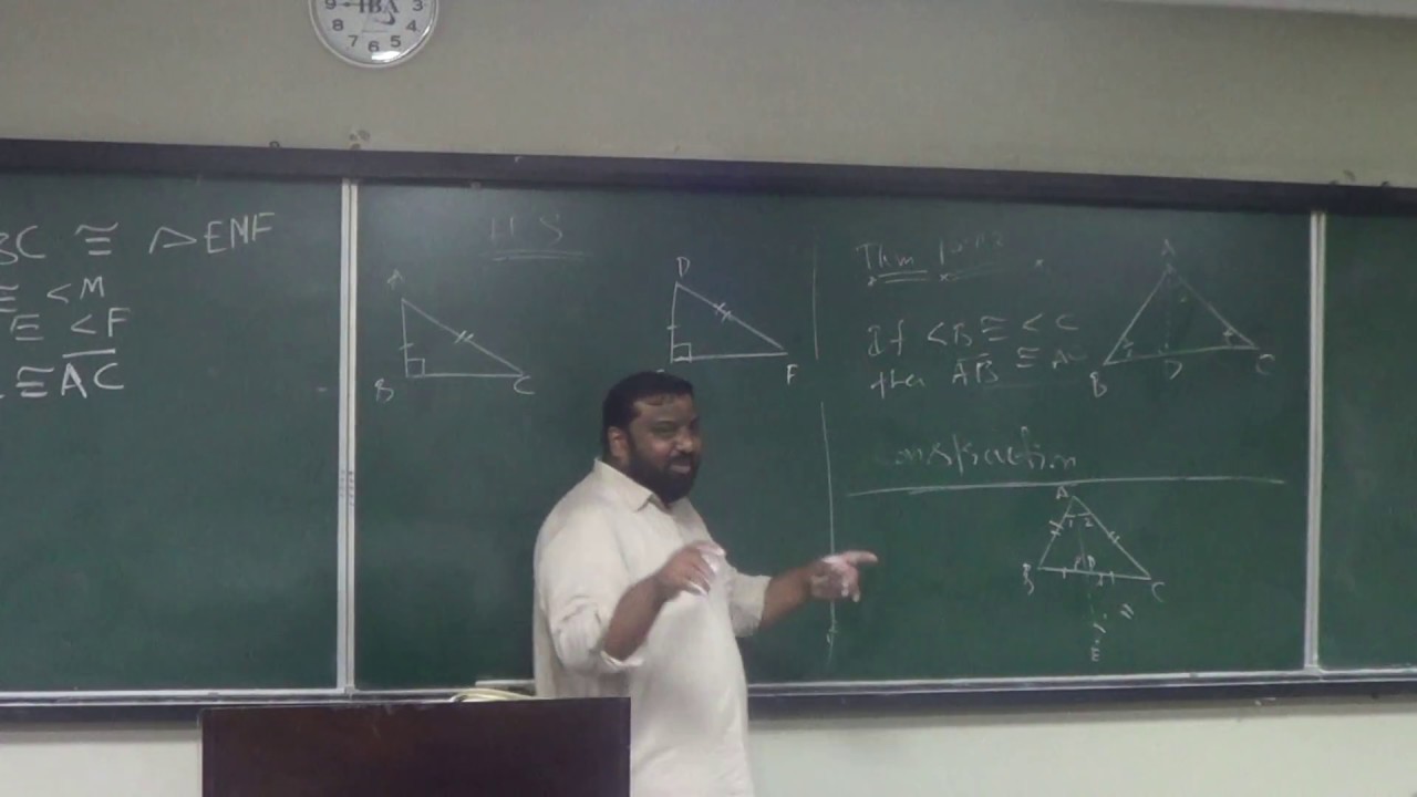 Lecture 20 (Part 4): S.S.S implies H.S postulate