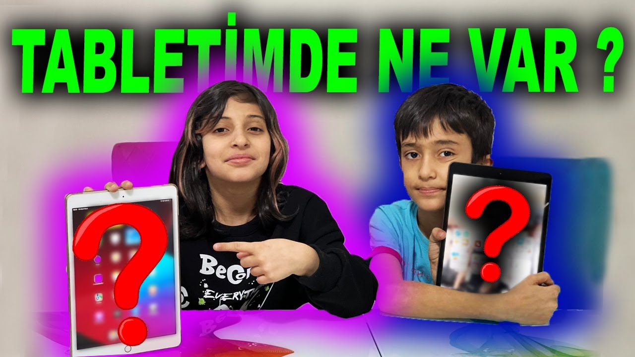 TABLETİMDE NELER VAR ? SUDE ve POLAT'A BASKIN !  Eğlenceli Çocuk Videosu - Funny Kids Videos