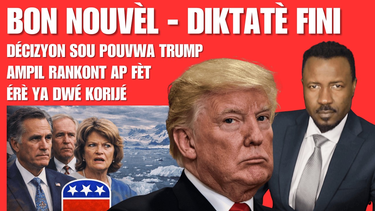 BON NOUVÈL - POUVWA TRUMP LAN FINI - DIKTATÈ PAP KAMPÉ ÉTAZINI -GWO RANKONT SOU PYÉ   - ABNER GELIN