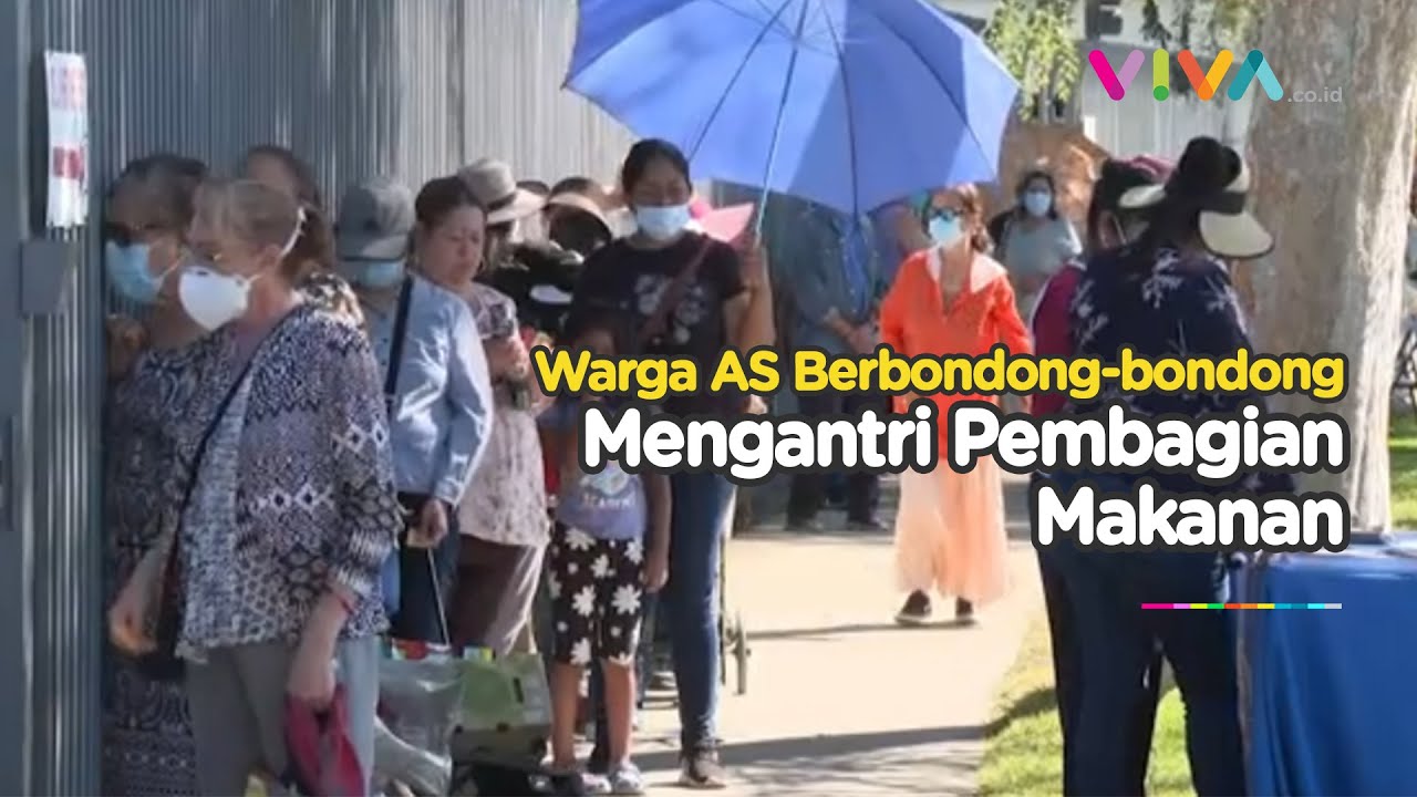 Ribuan Warganya Antre Sembako, AS Terancam Bangkrut Susul Sri Lanka