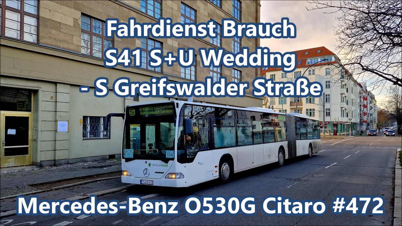 Fahrdienst Brauch - Linie SEV-S41, Mercedes-Benz O530G Citaro 