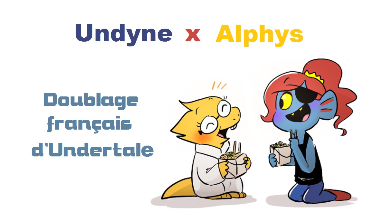 [FR] Undertale - Sp&eacute;cial Undyne x Alphys (French Comic dub)