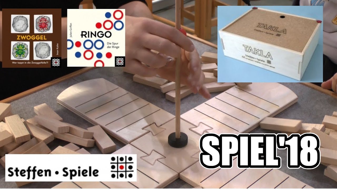 SPIEL'18: Neuheiten Steffen-Spiele: Zwoggel, Ringo, Takla