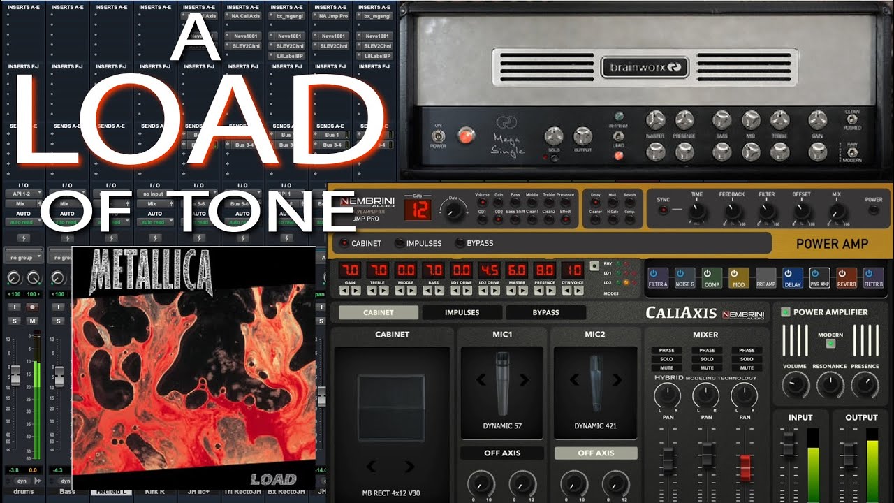 Тональность: анализ гитарных тембров Metallica Triaxis, Rectifier и Marshall 90-х