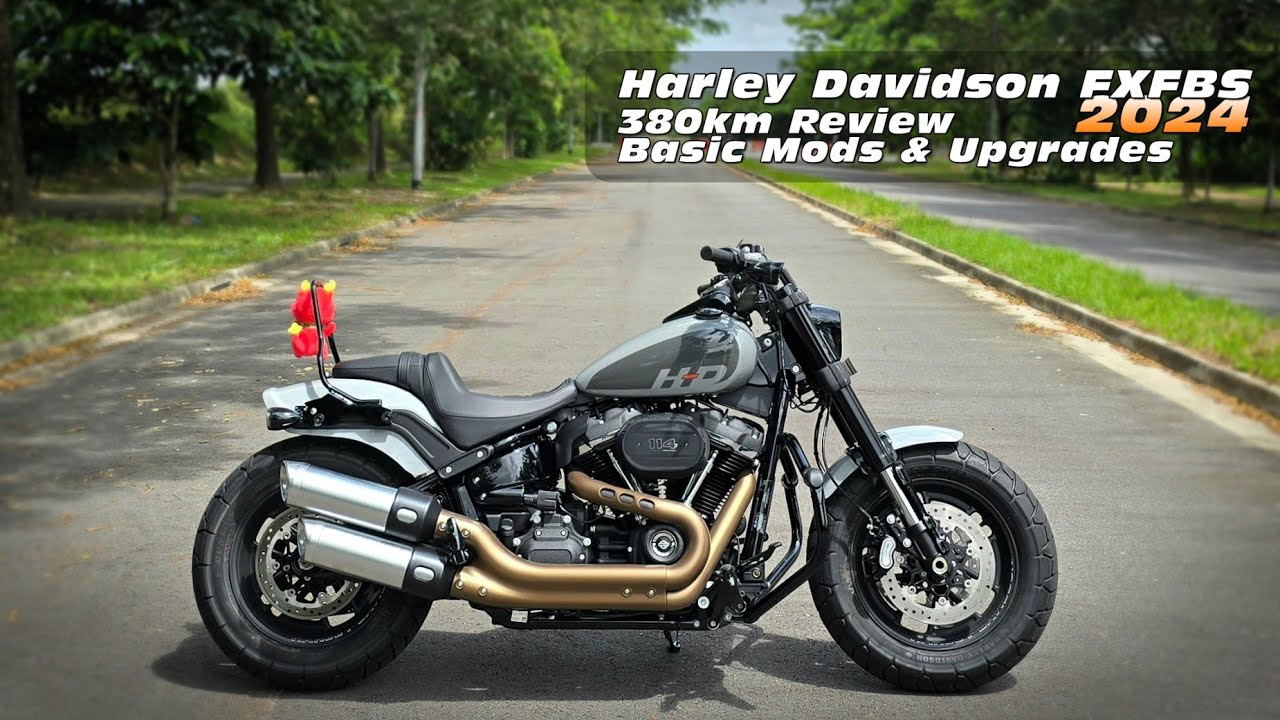 Harley Davidson FXFBS Fat Bob / 380km Review / Basic Mods & Upgrades