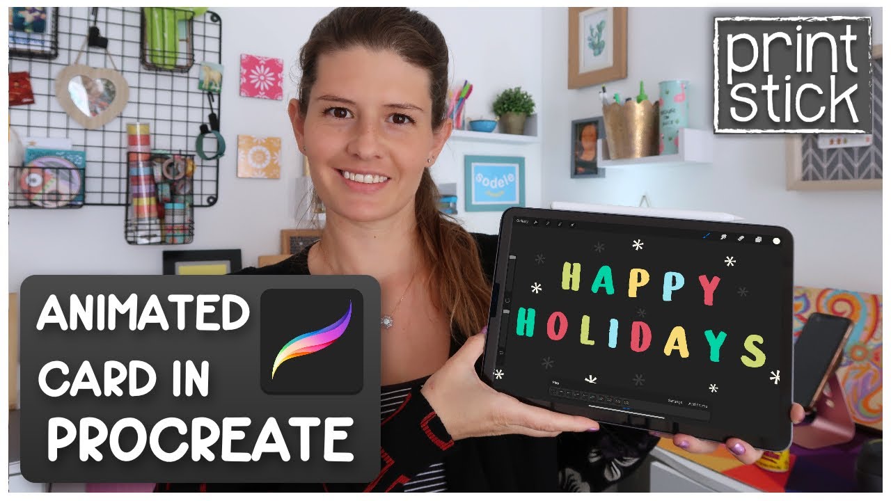 Procreate iPad Animation Assist - How to create an Animated Card | EASY - Part I