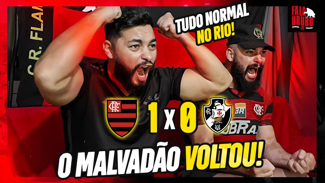 REACT FLAMENGO 1X0 VASCO! MENG&Atilde;O JOGA MUITO E VENCE A PRIMEIRA NO ANO! SEGUIMOS VIVOS!