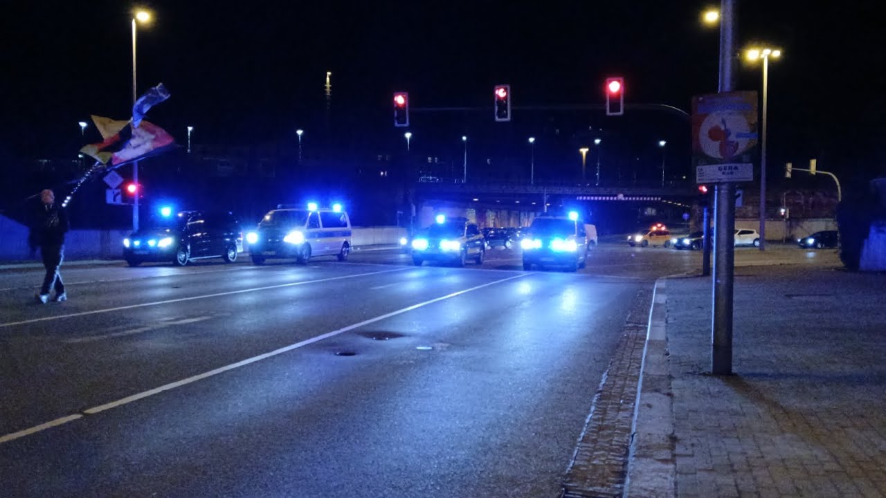Einsatzfahrt durch demo