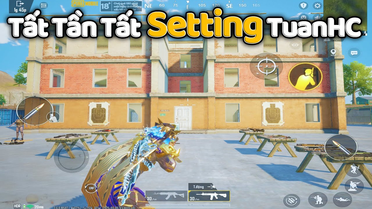 Tất Tần Tật Setting Của TuanHC và Giải Thích Chi Tiết | PUBG Mobile
