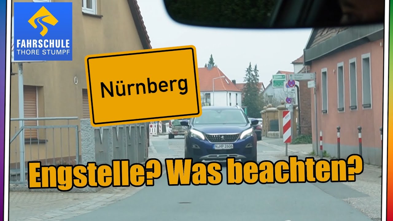 Befahren einer Engstelle | Was muss ich beachten? | Fahrschule Stumpf