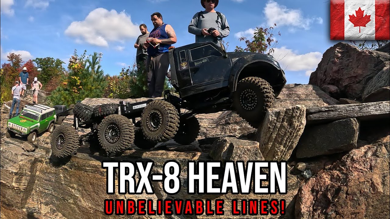 Traxxas Trx-8 (Version 1 and Version 2) goes to Brace Bridge Mountain and Does THIS!!