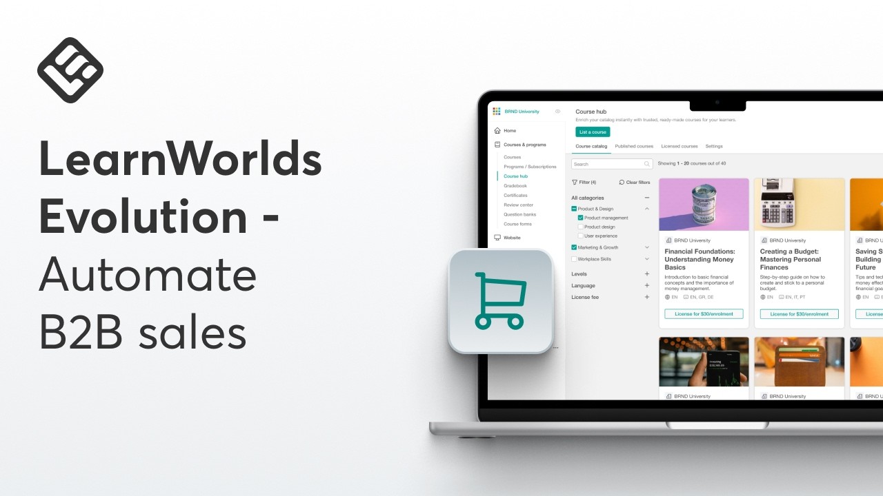 LearnWorlds Evolution: автоматизация продаж B2B
