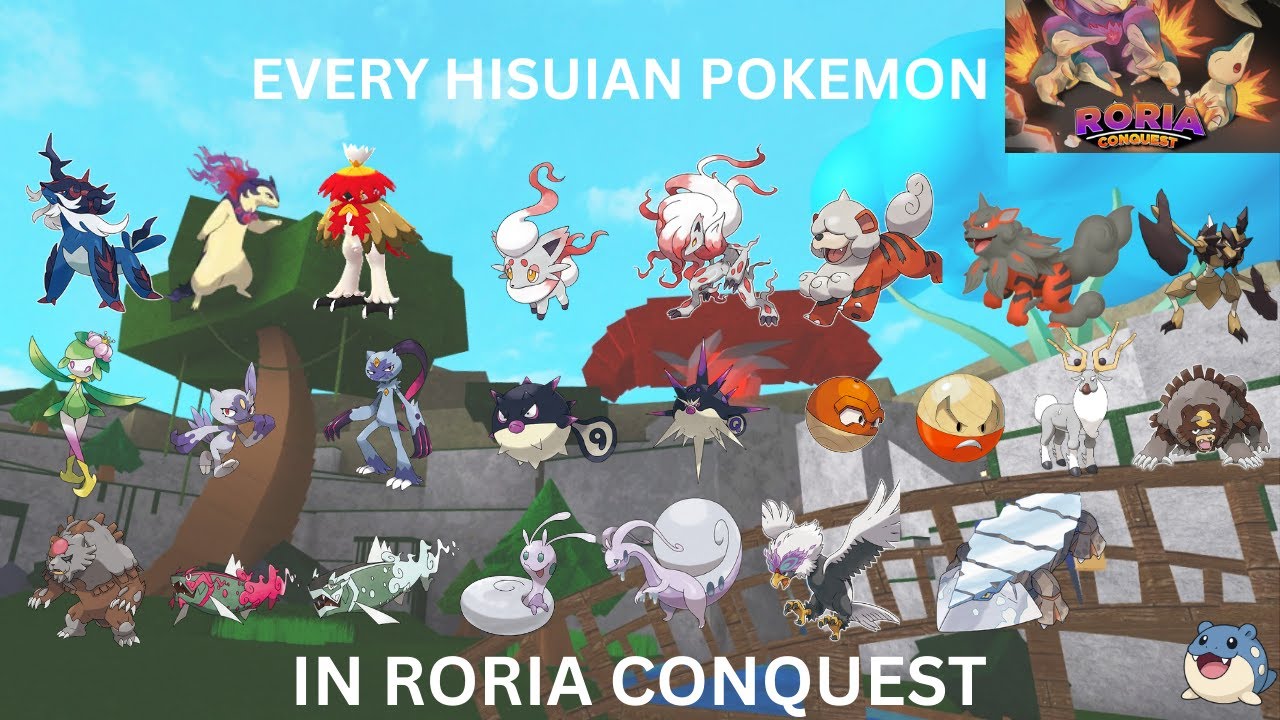 How to get EVERY Hisuian Pokémon in Roria Conquest! (Full Guide)