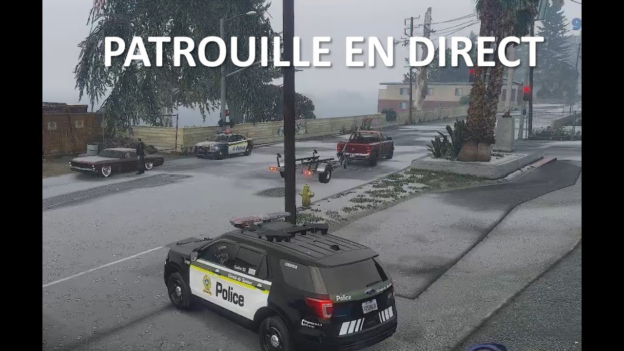 Police | Patrouille EN DIRECT Suret&eacute; du Qu&eacute;bec
