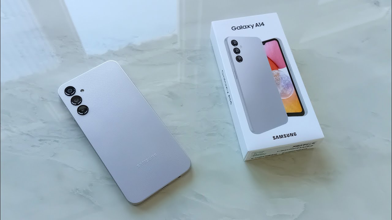 Samsung Galaxy A14 Unboxing | Silver Color - ASMR
