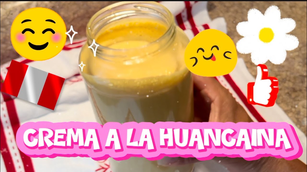 COMO PREPARAR LA CREMA A LA HUANCAINA PERUANA 🇵🇪 UNA DELICIAS 