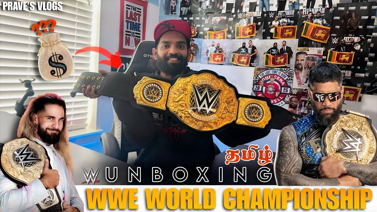 Unboxing the WWE World Heavyweight Championship Belt! 🏆🔥 (Tamil) | Prave's Vlogs