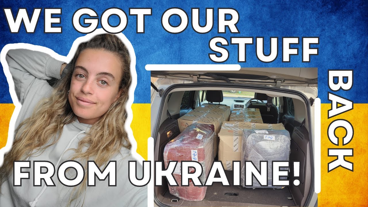 FINALLY we got our stuff back from UKRAINE during the WAR!