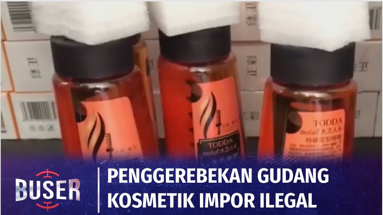 Polisi Gerebek Gudang Kosmetik Impor Ilegal di Batam | Buser
