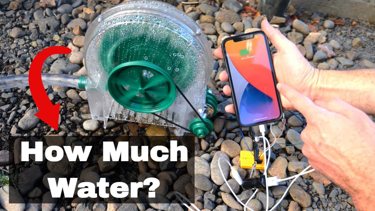 Charging My Phone Using Water&mdash;How Much Does It Take?