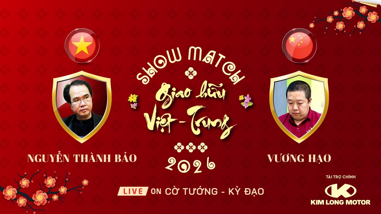 [LIVE] Đại sư Vương Hạo vs Đặc cấp quốc tế đại sư Nguyễn Thành Bảo – phân tiên 20p+10s 4 ván
