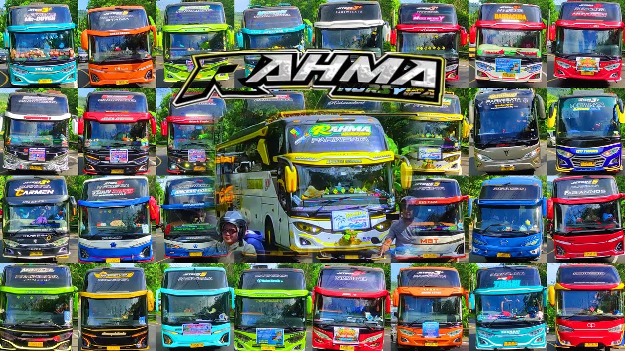 KUMPULAN KLAKSONIN N TELOLET BASURI TERBARU RAHMA SI CORONG MERDU & BUS BANSEL PULANG KONVOI