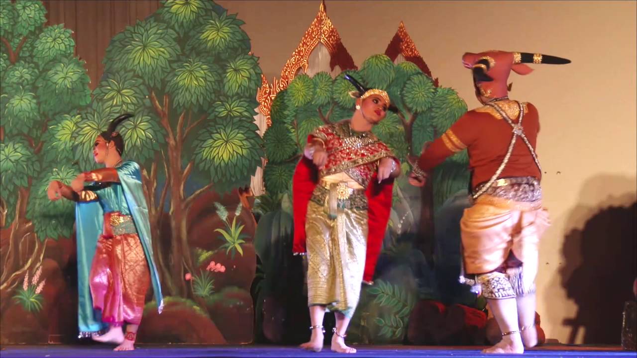 โขนฉาก เรื่องรามเกียรติ์ ชุดพาลีสอนน้อง