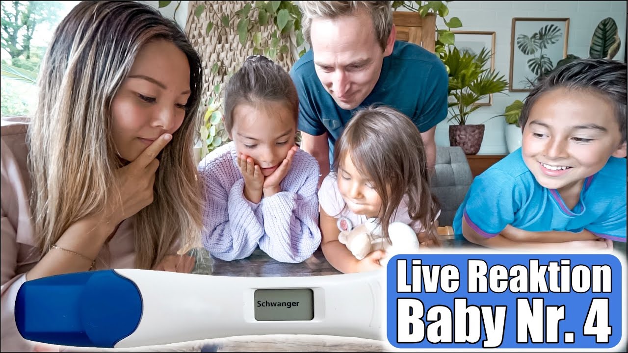 LIVE REAKTION Mama ist schwanger 🤰🏼 4. Geschwisterchen! Schwangerschaftstest live VLOG! Mamiseelen