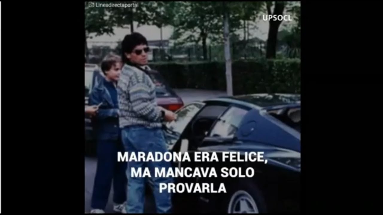 Maradona il primo ad avere una ferrari nera