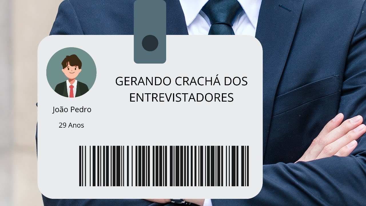 Gerando os crachás dos agentes entrevistadores