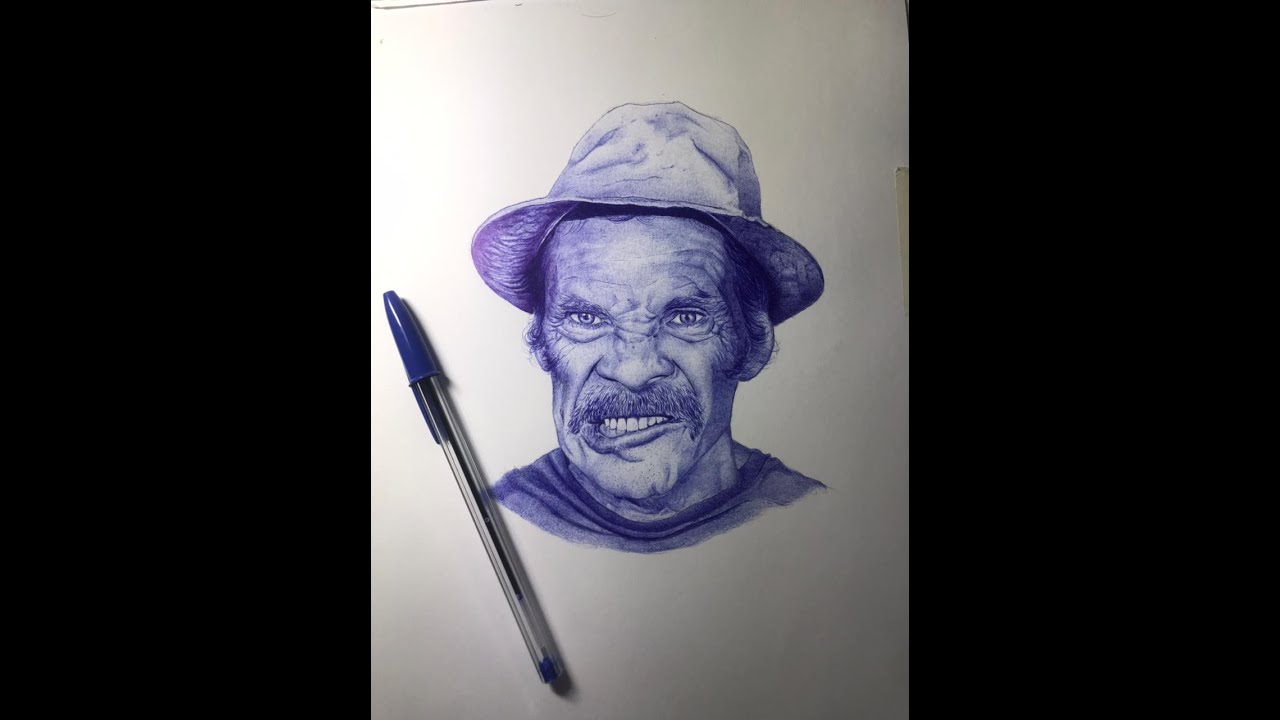 Desenho de caneta bic