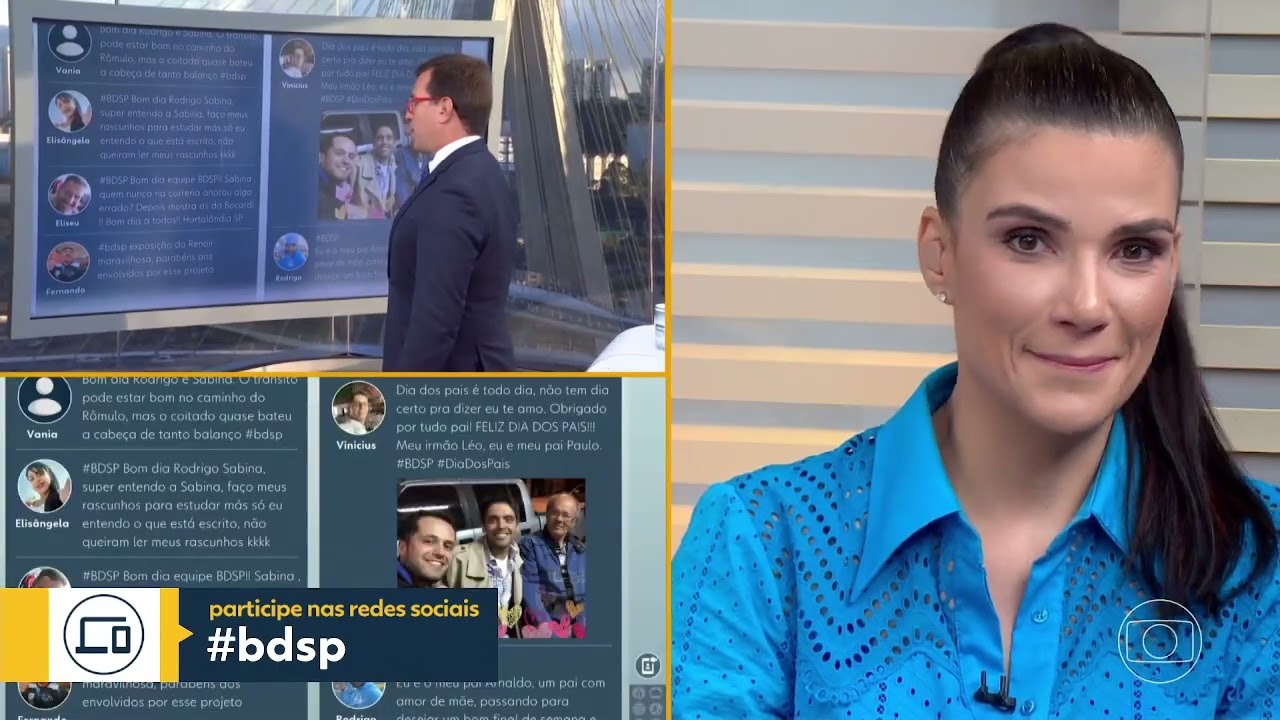 Saia justa no Bom Dia SP (Globo): Teleprompter 