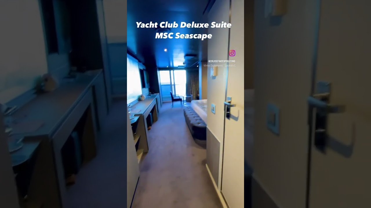 Yacht Club Deluxe Suite on MSC Seascape #cruisevlogger #travel #cruise #msccruises #ship #vacation