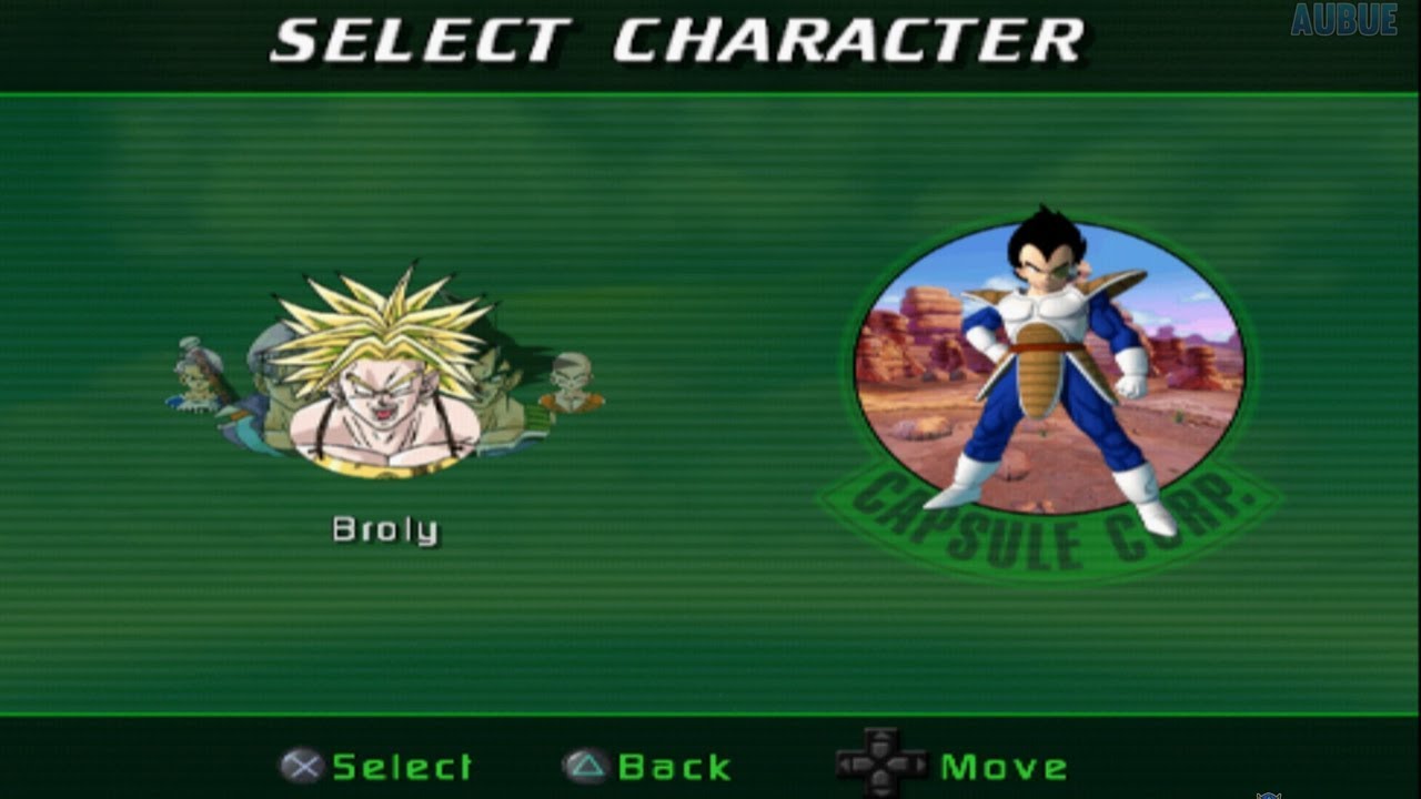 Dragon Ball Z: Саги Все персонажи [PS2]