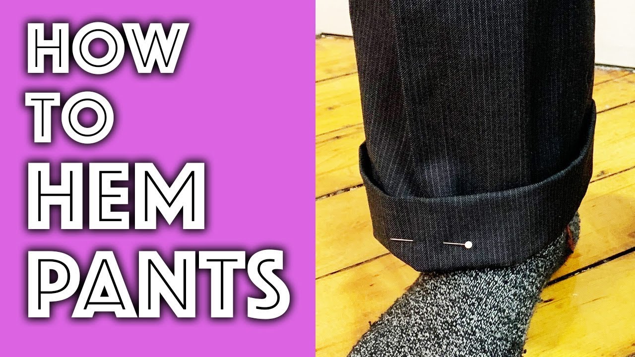 How to Hem Pants | Sew Anastasia