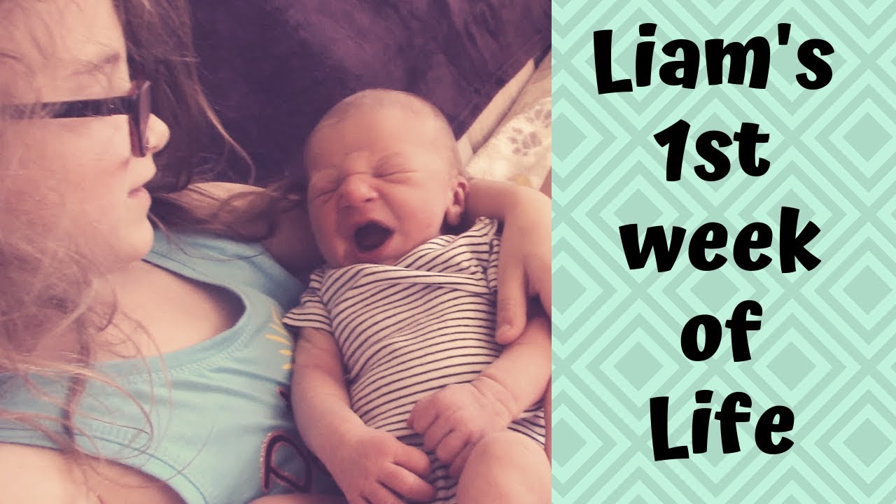 ALEIA MEETS HER BABY BROTHER | LIAM'S 1ST WEEK OF LIFE