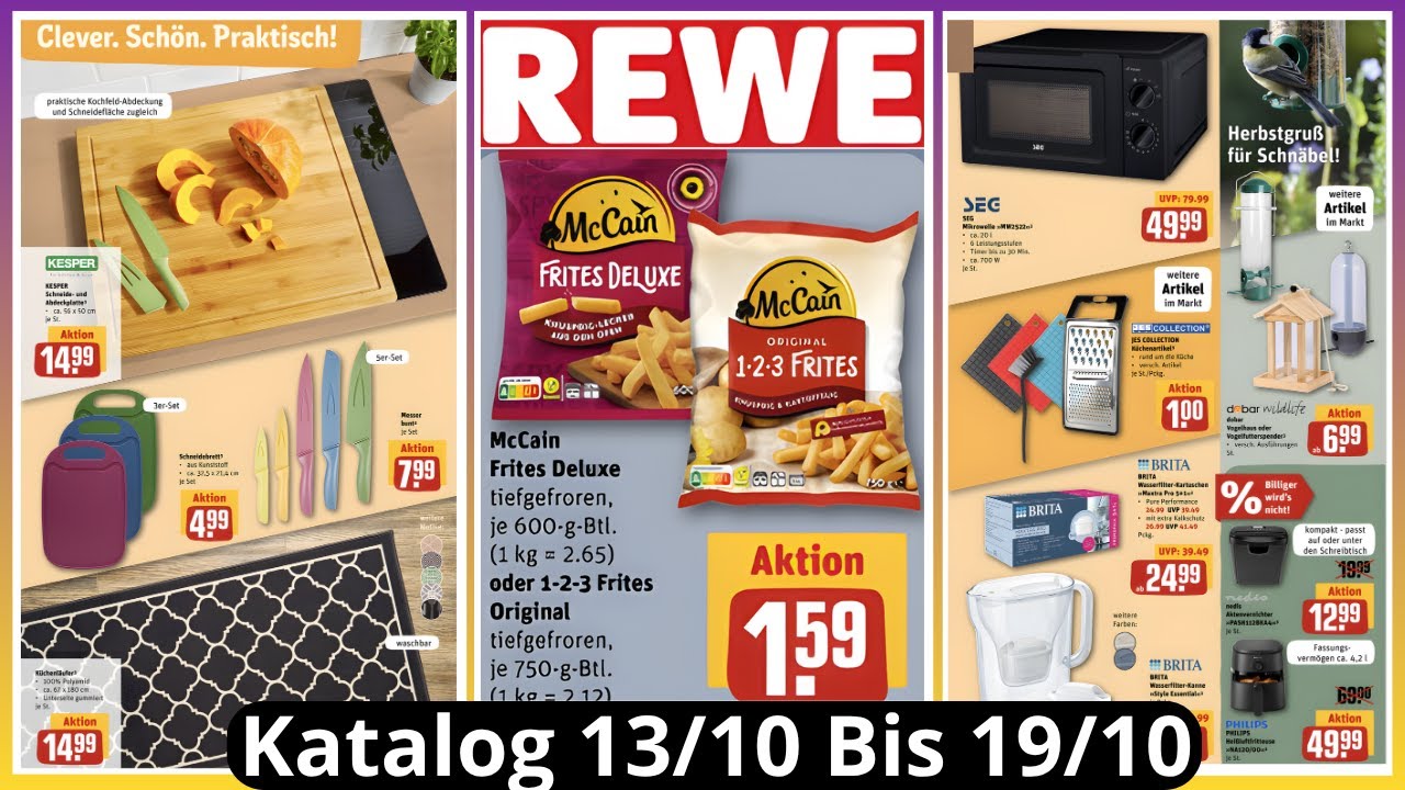 REWE Deutschland | Neuer Prospekt vom 13/10/25 bis 19/10/2025 | Angebote & Aktionen #rewe #prospekt