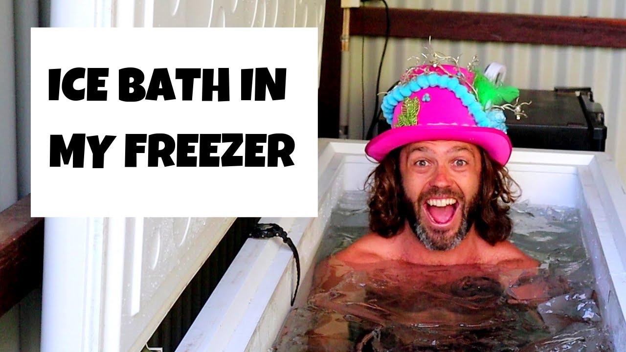 Ice bath in my Freezer! How to set up and use a freezer for ice baths.