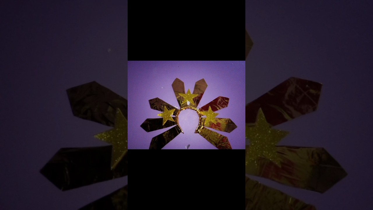 Filipiniana Headress costume #art  #artsabdcrafts #diy #diyheadress#philippines🇵🇭#costume