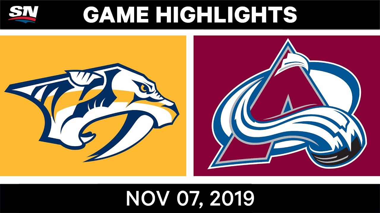 NHL Highlights | Predators vs. Avalanche &ndash; Nov. 07, 2019