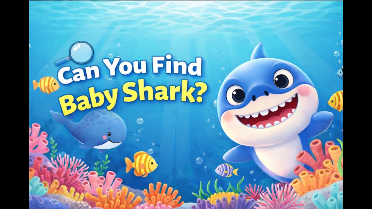 Can You Find Baby Shark? 🦈 Peekaboo Ocean Song for Toddlers | Peekaboo Stories