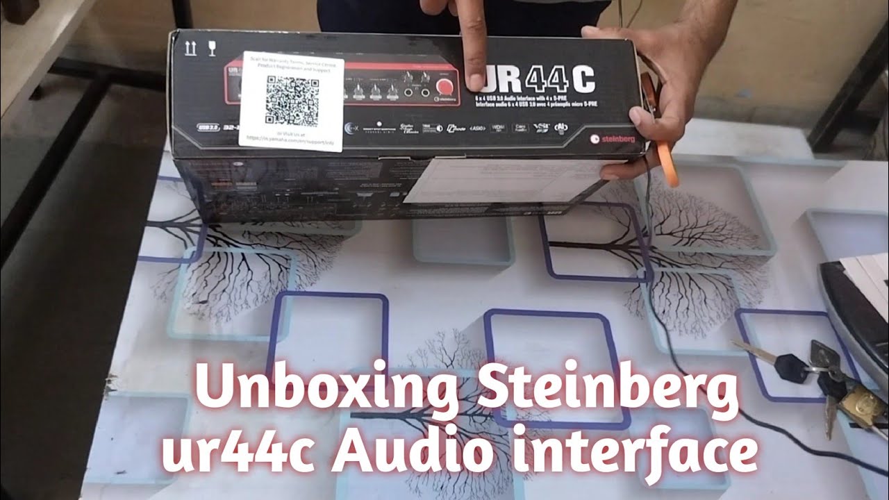 Steinberg Ur44c Audio interface unboxing in hindi   