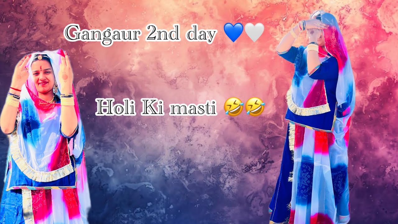 Gangaur 2nd day 😍👑|| daily vlog with Komal || 