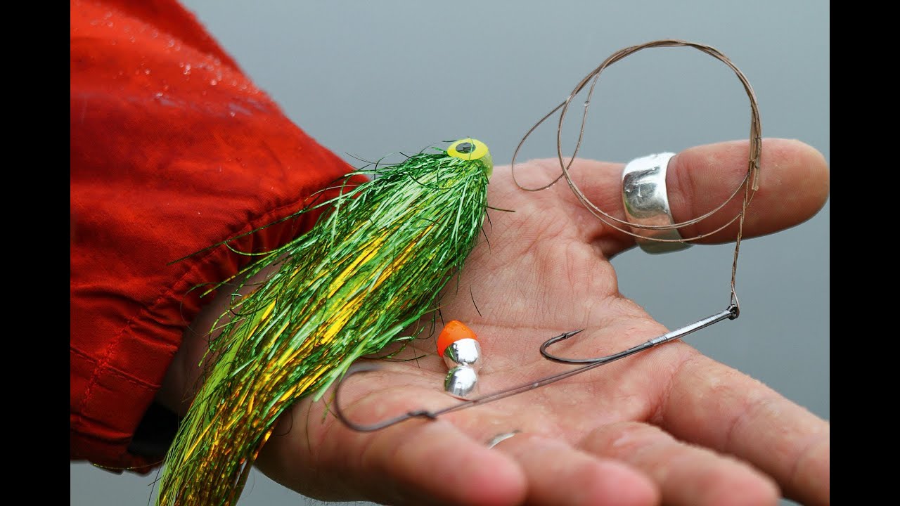 Bind en Bauer-tubfluga för gäddfiske