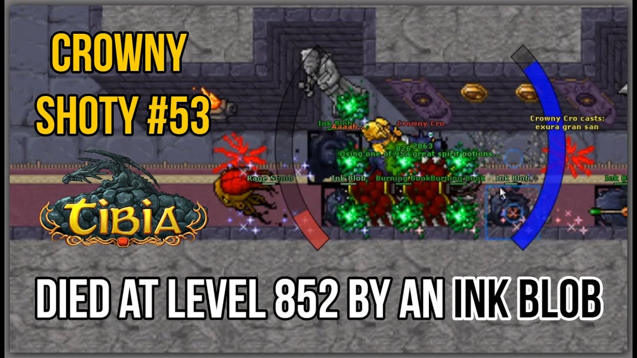 #53 Przygoda z Inkiem  | Crowny Shoty | Tibia Damora