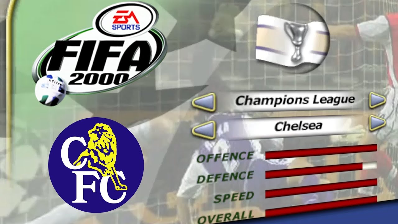 [PC] | FIFA 2000 | CHELSEA LONDON | CHAMPIONS LEAGUE/ECC CUP | LONGPLAY | WORLD CLASS DIFFICULTY