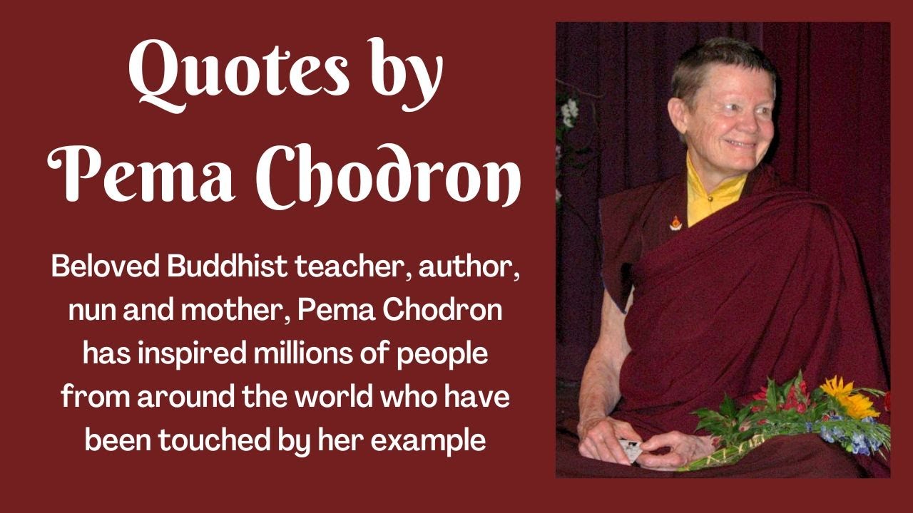 Pema Chodron Quotes - Thought Provoking Pema Chodron Quotes