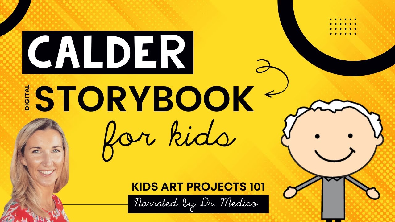 Alexander Calder Organic Shapes Mobile Narrated Digital Storybook for Kids